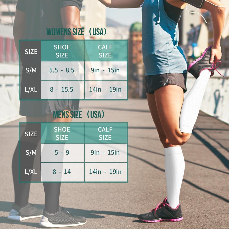 Laite Hebe 3 Pack Compression Sock-Compression Sock For Women and Men Circulation -Best for Running,Athletic Sports - Image 5